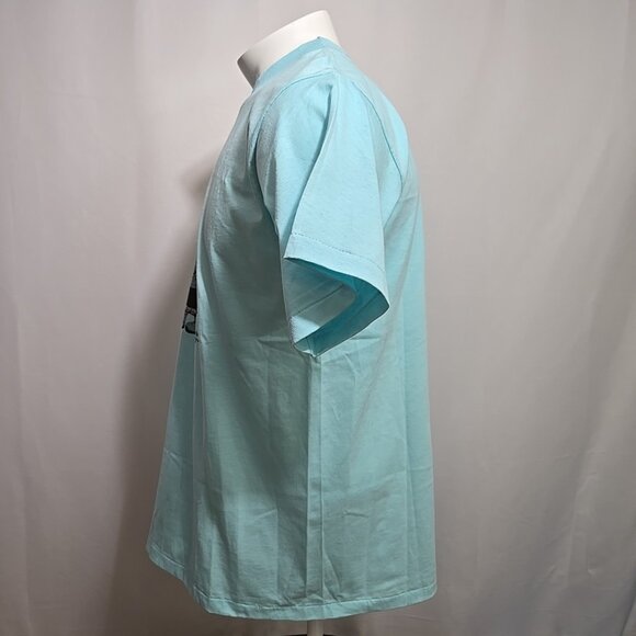 VTG Native American Flower Girl Teal Single Stitch Size Large de Grazia - Picture 2 of 8